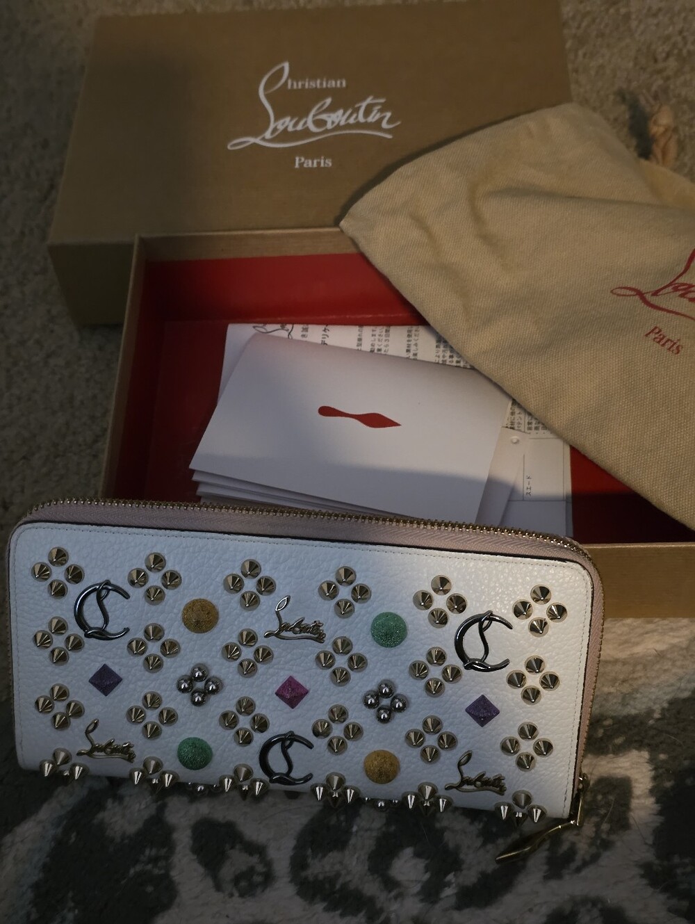 Christian Louboutin Panettone wallet / Full INCLUSION/ New - Picture 2 of 11